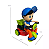 Brinquedo Mini Moto Triciclo Scooter Desenho - Imagem 3