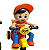 Brinquedo Mini Moto Triciclo Scooter Desenho - Imagem 6