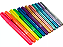 Marca Texto Glitter  12 Cores Ponta Chanfrada - Imagem 1
