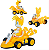 Carrinho De Fricção Kart Sonic the Hedgehog Figure Game - Imagem 4
