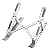 Suporte em Alumínio Notebook Tablet com Regulagem - Imagem 4