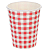 Copo De Papel Festa Junina Xadrez 270ml C/10 Unid - Imagem 1