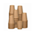 Copos de Papel Kraft Biodegradáveis Sustentável 60ml - Imagem 2
