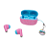 Fone Sem Fio Fini Earbuds Case Carregador Bluetooth 5.3 com Cartela de Adesivos - Letron - Imagem 1