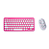 Combo Teclado e Mouse Wireless e Bluetooth Hello Kitty - Letron - Imagem 1