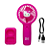 Mini Ventilador Hello Kitty c/ Suporte - Letron - Imagem 3