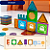 Blocos Magnéticos Educativo Brinquedo 20pçs - MAGNETIC BUILDING - Imagem 5