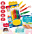 Kit Giz de Banho Toy Tris 5 Cores + Esponja Infantil - Imagem 2