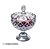 Potiche Decorativo Com Tampa & Pé Crown Cristal - Imagem 2