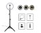 Ring Light Tripé Iluminador Led 10 Polegadas 26cm - Imagem 2