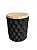 Pote de Vidro e MDF Decorativo - Imagem 1