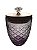 Pote de Vidro com Tampa de Mdf Decorativo - Imagem 3