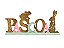 Cenário Páscoa - Tiffany - 10 peças - Imagem 4