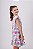 Vestido Casual Infantil com Quadriculado e Desenhos Coloridos - Imagem 4