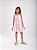Vestido Infantil Xadrez Rosa com Laço - Imagem 1