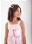 Vestido Infantil Xadrez Rosa com Laço - Imagem 2