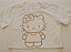 Blusa Cropped Infantil Hello Kitty Brilho - Imagem 1