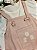 Vestido Salopete Infantil Rosa com Detalhe de Margaridas - Imagem 3