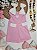 Vestido Infantil Rosa com Laços - Imagem 2