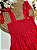 Vestido Infantil Vermelho com Amarração - Imagem 3