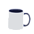 Caneca com Alça e Interior Azul Marinho de Cerâmica para Sublimação 325ml - Imagem 1