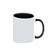 Caneca com Alça e Interior Preta de Cerâmica para Sublimação 325ml - Imagem 1