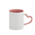 Caneca Alça Coração e Interior Rosa de Cerâmica para Sublimação 325ml - Imagem 1