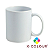 Caneca Branca de Cerâmica Importada AAA 325ml X-Colour - Imagem 1