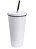 Copo Starbuck Branco Parede Dupla 500ml - Imagem 1