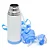 Garrafa Térmica para Sublimação em Aço Inox com Parede Dupla Infantil Tampa Azul - 350ml - Imagem 2