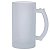Caneca de Chopp Lisa Em Vidro Jateado para Sublimação - 475ml - Imagem 1