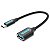 Cabo Vention OTG usb 3.0 a femea para type-c macho 15 cm - Imagem 1