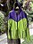 Jaqueta de Velame Verde Neon com Roxa - Masculina G - Imagem 4