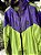 Jaqueta de Velame Verde Neon com Roxa - Masculina G - Imagem 1