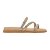 Chinelo Beira Rio Flat 3 tiras Cristal - Imagem 5