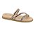 Chinelo Beira Rio Flat 3 tiras Cristal - Imagem 4