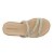 Chinelo Beira Rio Flat 3 tiras Cristal - Imagem 6