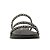 Chinelo Beira Rio Flat 3 tiras Cristal - Imagem 3