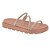 Chinelo Vizzano Flat 3 Tirinhas Strass Sola Média - Imagem 2