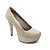 Sapato Hellen Suzan Meia Pata Salto Fino 12 Gliter Glamour - Imagem 1