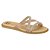 Chinelo Moleca Rasteira Tiras Transpassadas - Imagem 2
