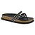 Chinelo Beira Rio Birken Dedo Duas Tiras Cristal - Imagem 1