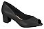 Peep Toe Beira Rio Salto Bloco Baixo - Imagem 1