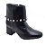 Bota Beira Rio Cano Curto Salto Bloco Gola com spikes - Imagem 1
