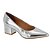 Sapato Vizzano Bico Fino Salto Bloco Baixo Metal Floater Dubai - Imagem 2
