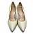 Sapato Hellen Suzan Bico Fino Salto 7 Gliter Dourado - Imagem 2