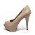 Peep Toe Hellen Suzan Meia Pata Salto 12 Napa Tan - Imagem 4