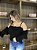BLUSA COM PLUMAS EM TRICOT - Imagem 1