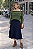 SAIA CANELADA GODÊ EM TRICOT STRECH - Imagem 3