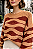 BLUSA ONDAS BICOLOR EM TRICOT - Imagem 1